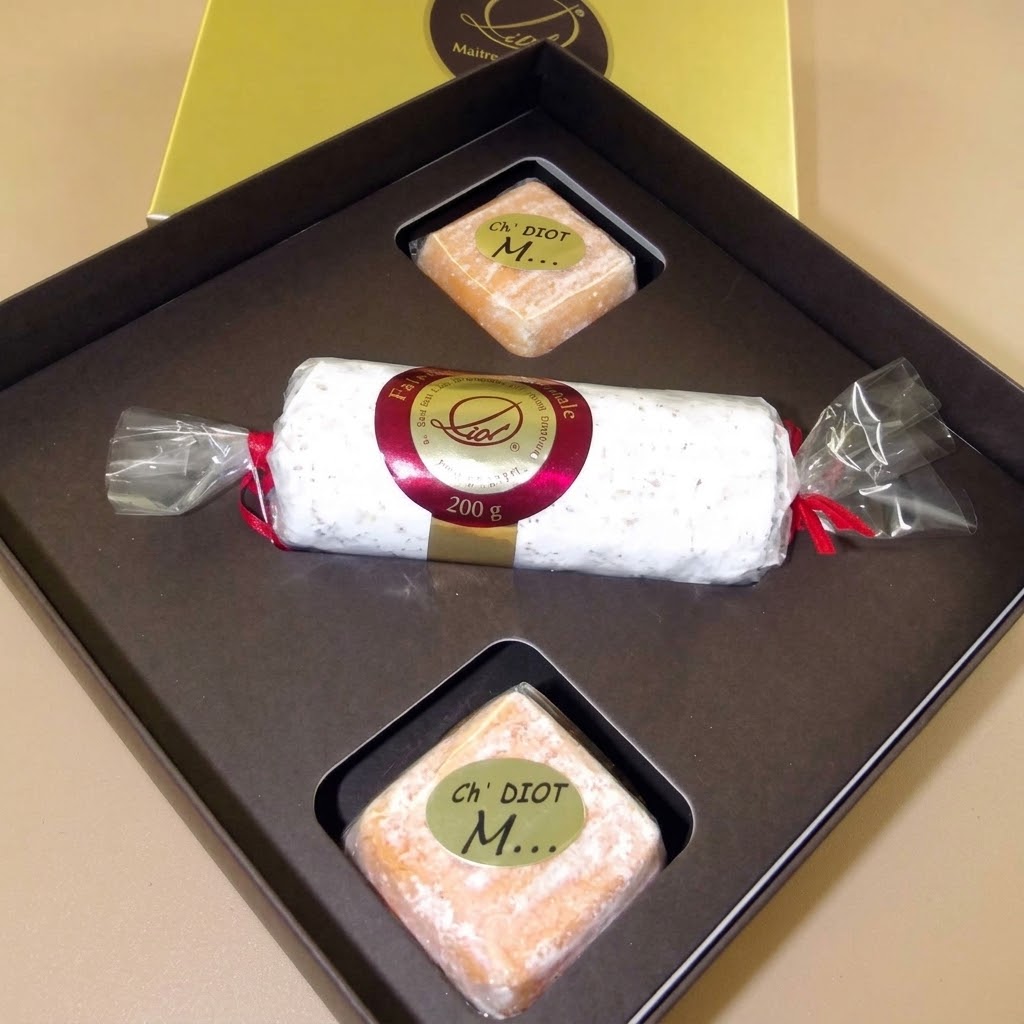 Coffret Saucisson en chocolat et 2 CH’Diot M