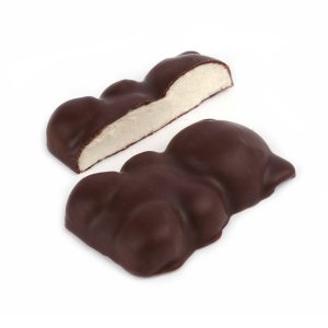 Ourson vanille – enrobage chocolat noir
